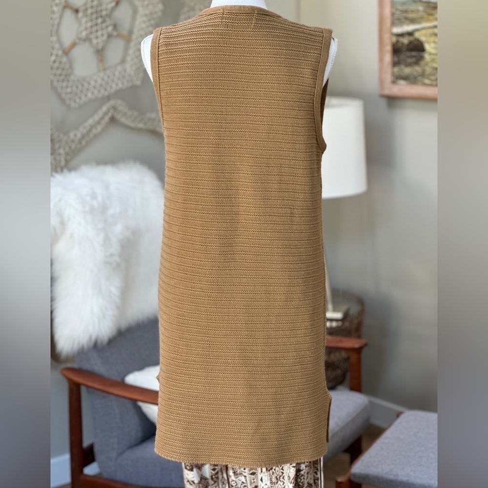 Vintage Boho Bonnie Lee Leroy long duster vest - Picture 4 of 7